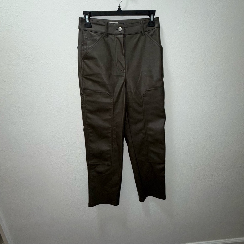 Aritzia/Wilfred Free "Brennan" Vegan Leather Pants 2